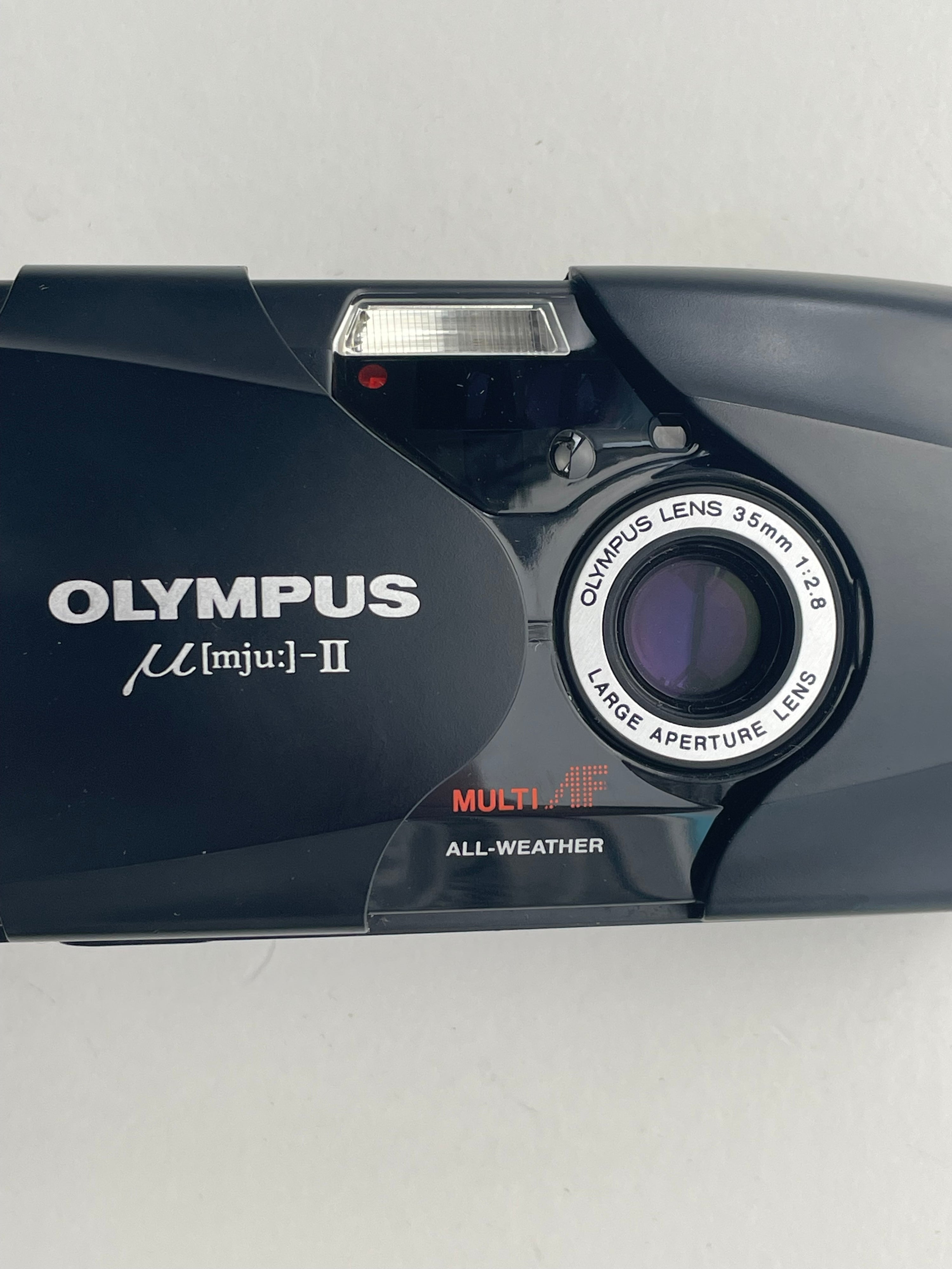 Olympus MJU II with case