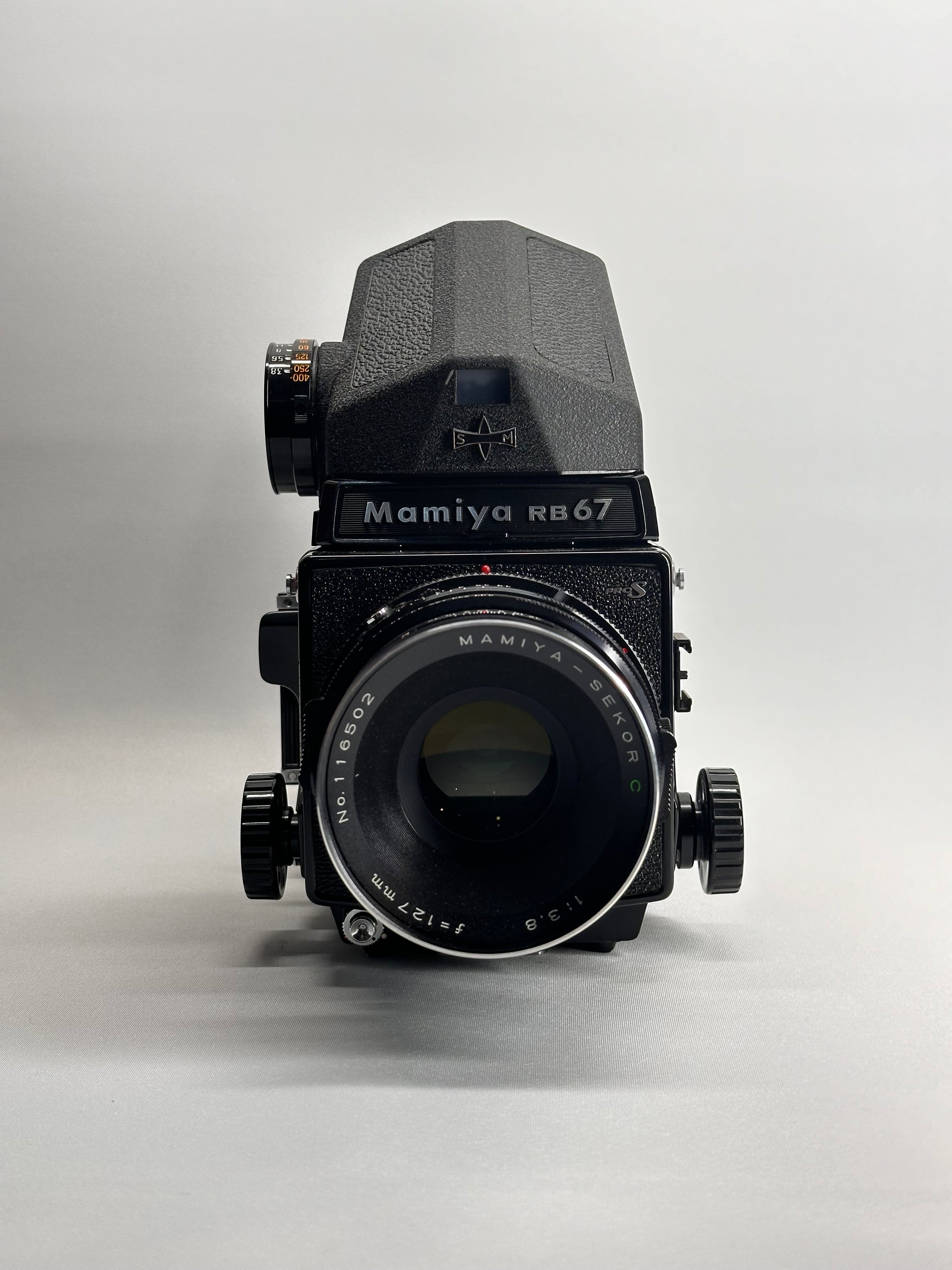 Mamiya RB 67 Pro S + 127mm lens