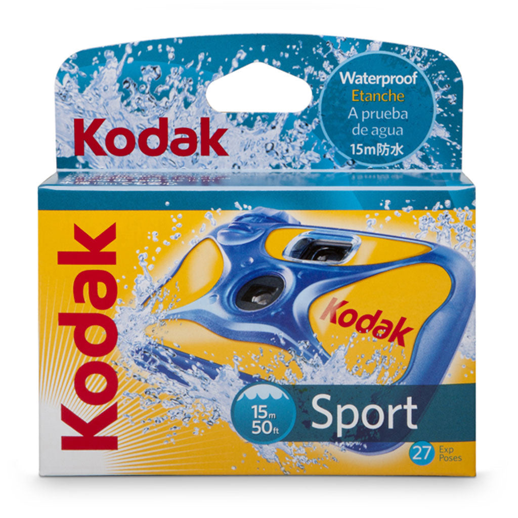 Kodak Sport Underwater Waterproof 800 ISO 35mm Single Use Camera