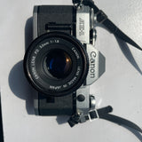 Canon AE-1 SLR Camera & 50mm Lens