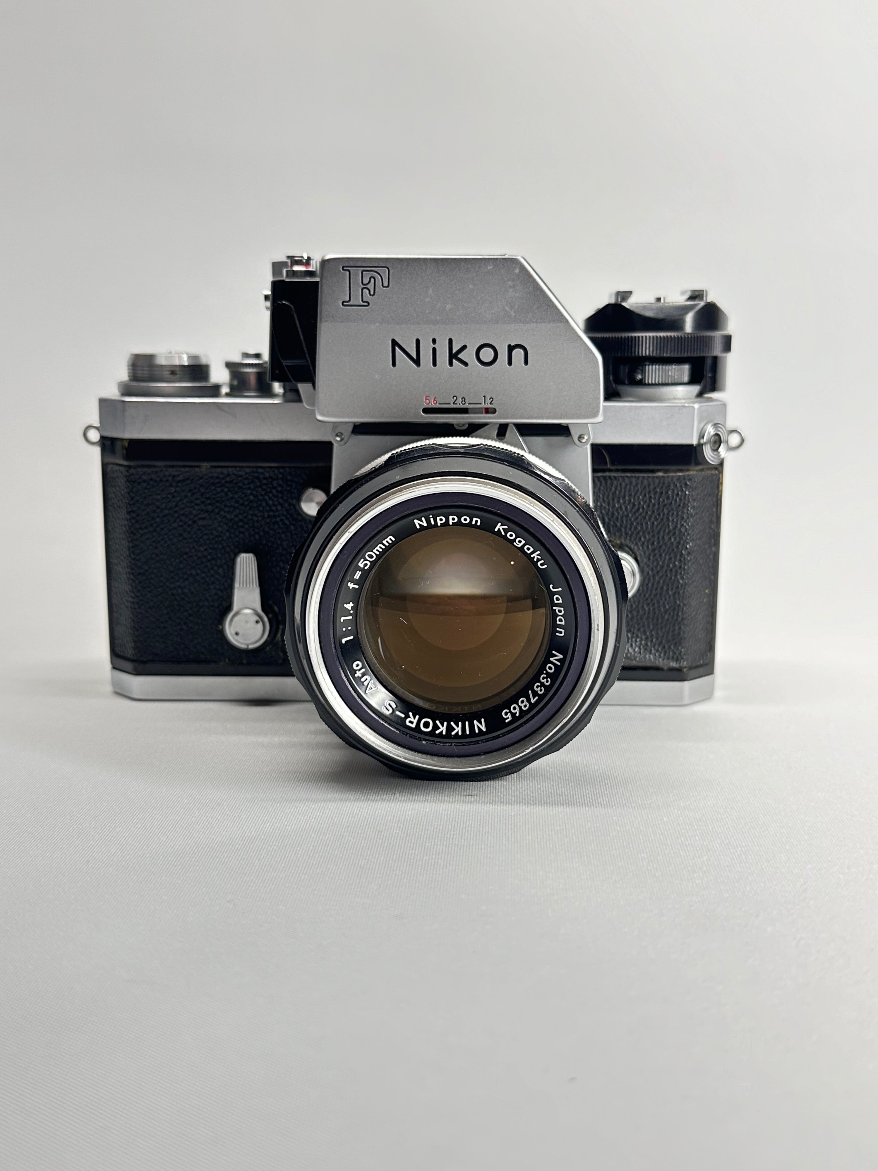 Nikon F Photomic T camera body with 50mm f/1.4 Nikkor-S Auto chrome