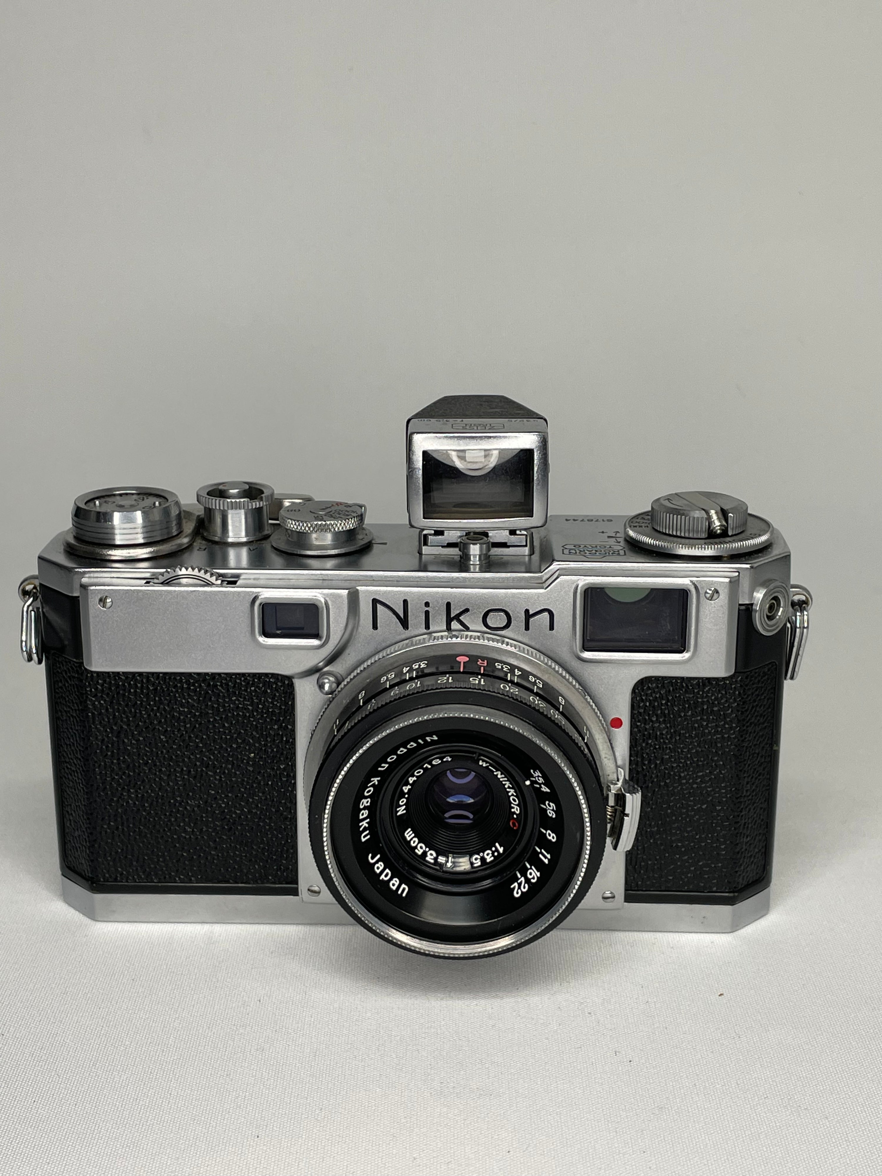 Nikon S2 35mm Rangefinder  + 35mm f3.5 Nikkor + Zeiss Viewfinder