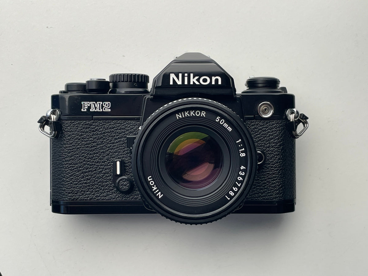 Nikon FM2n Black with Nikkor lens – Picture This Film Lab