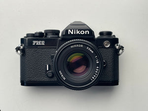 Nikon FM2n Black with Nikkor lens