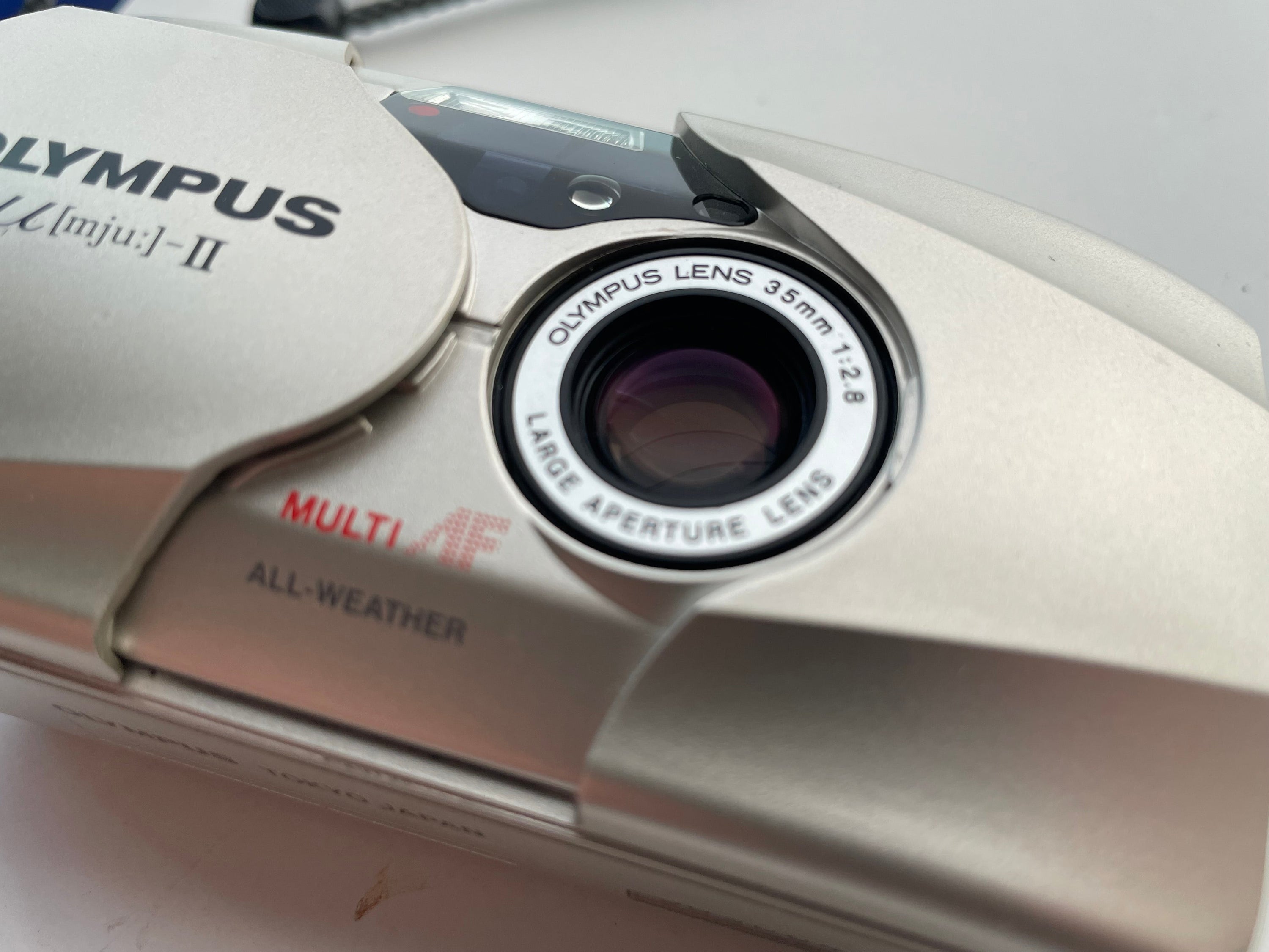 Mint Olympus MJU II camera - Made in Japan