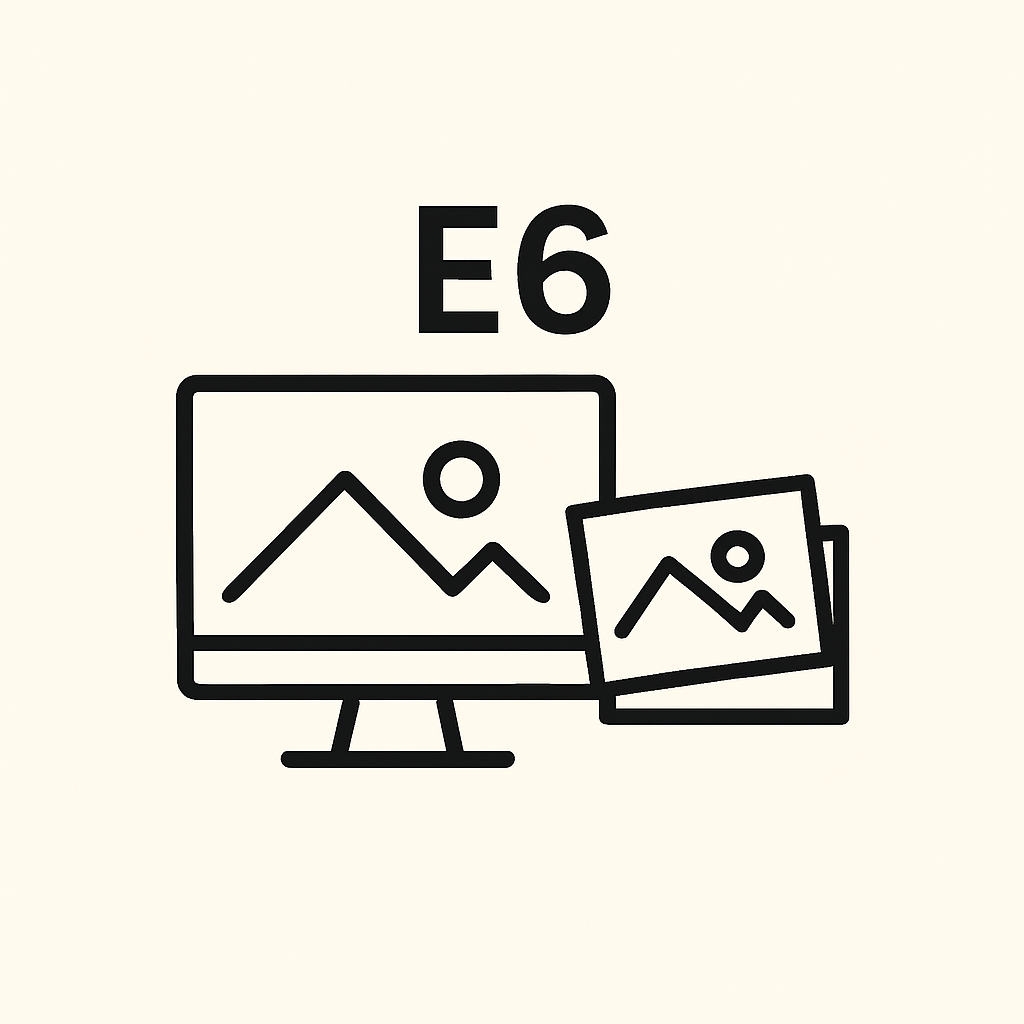 E6 Film Developing