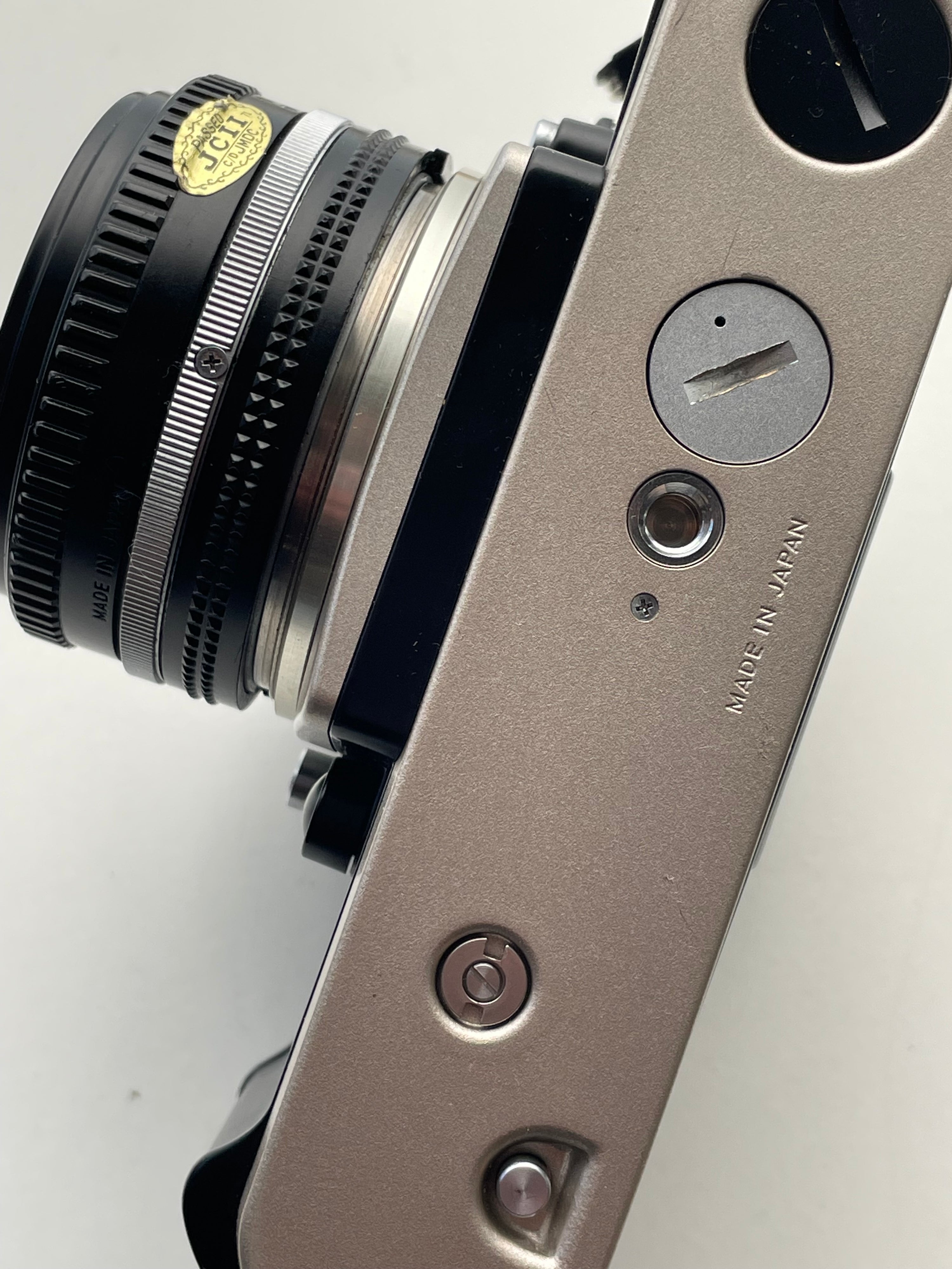 Nikon F3 HP Titanium Champagne body in near mint condition