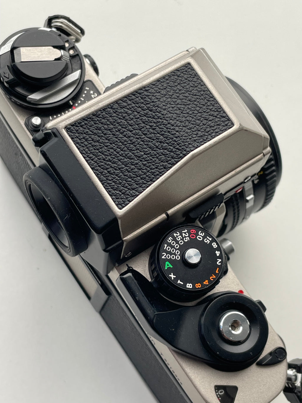 Nikon F3 HP Titanium Champagne body in near mint condition