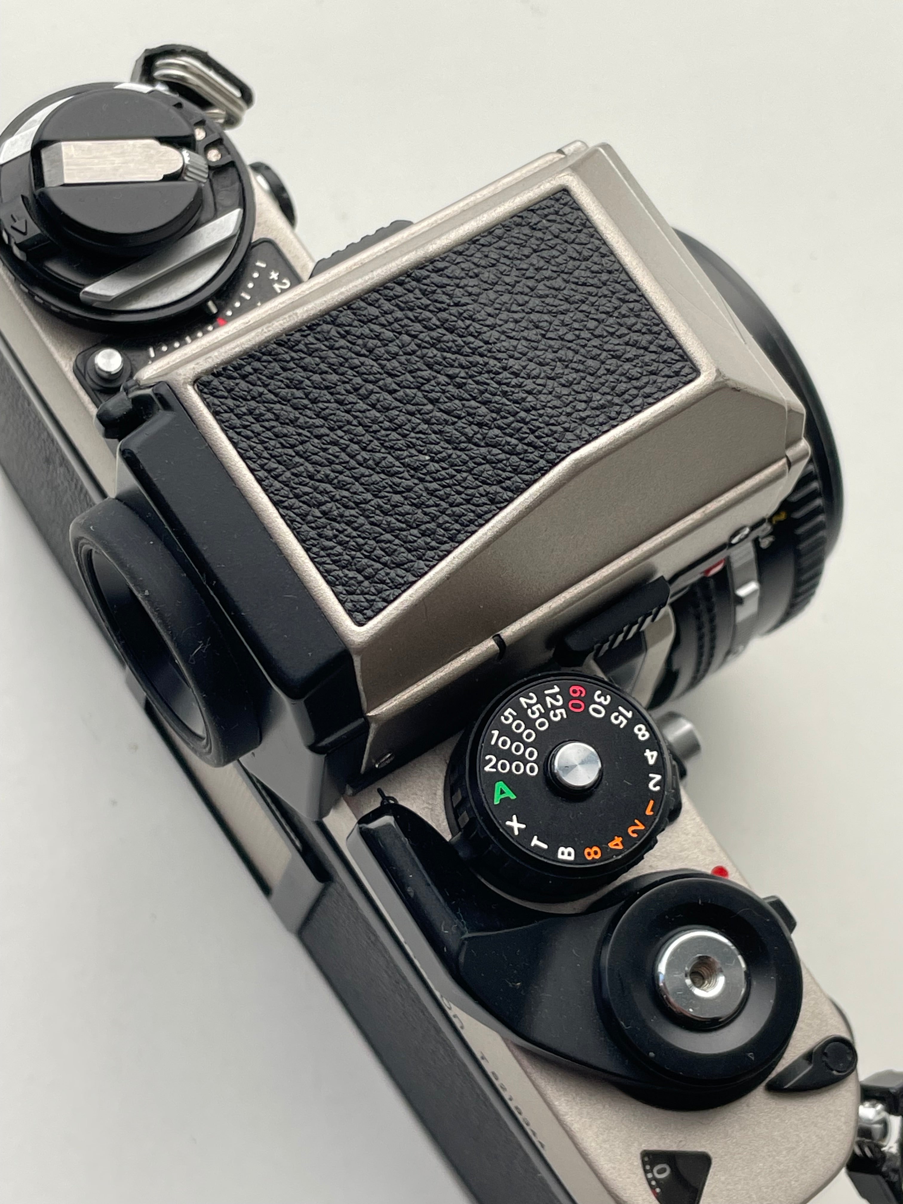 Nikon F3 HP Titanium Champagne body in near mint condition