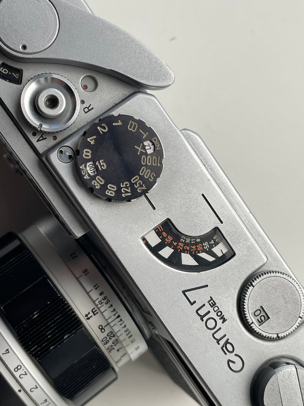 Canon 7 with 50mm f1.4 lens