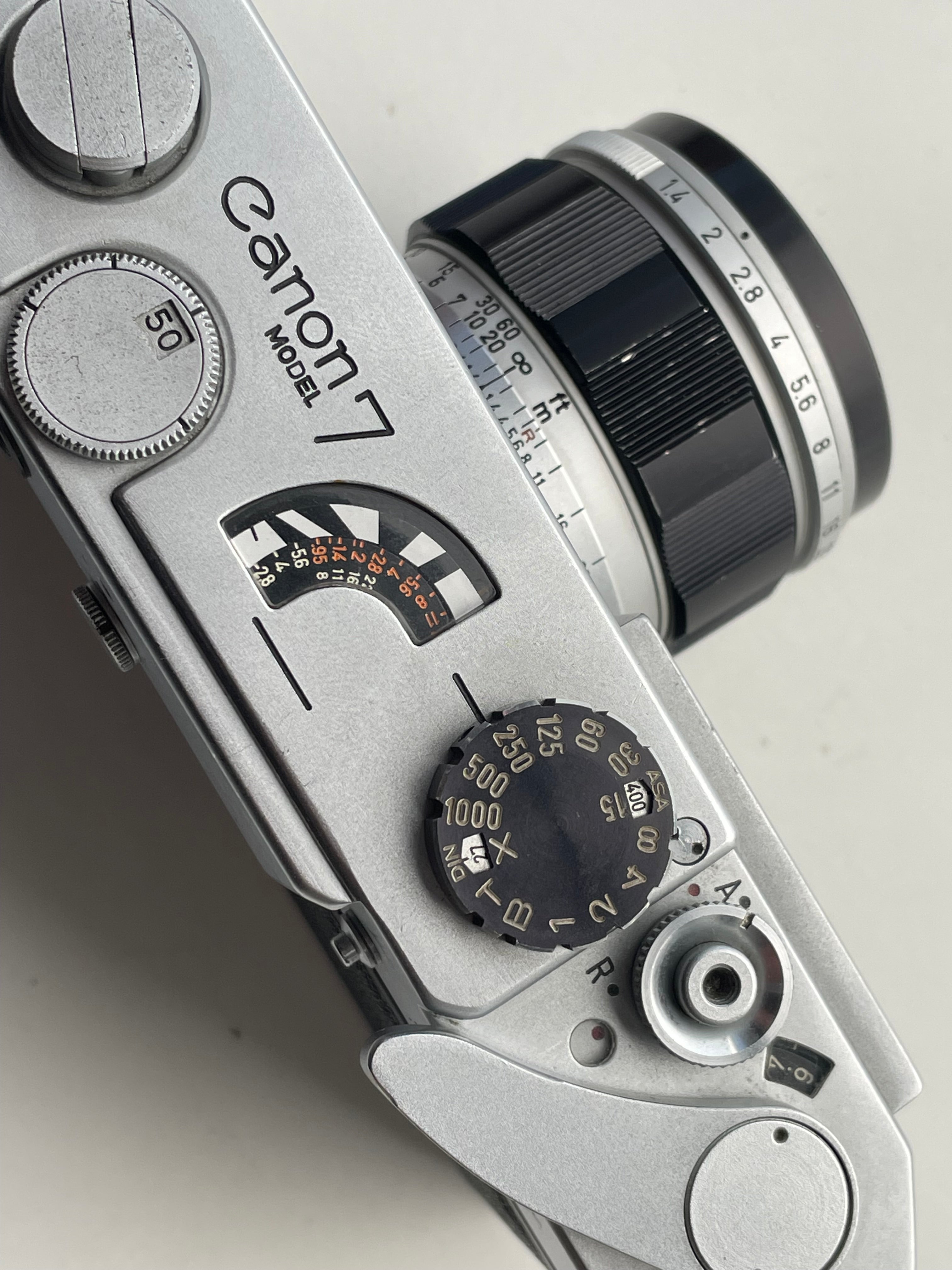 Canon 7 with 50mm f1.4 lens