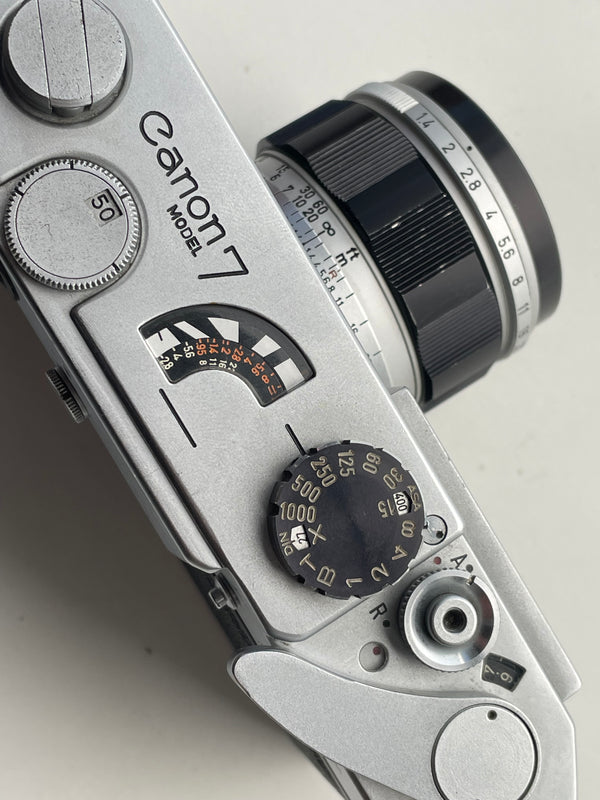 Canon 7 with 50mm f1.4 lens