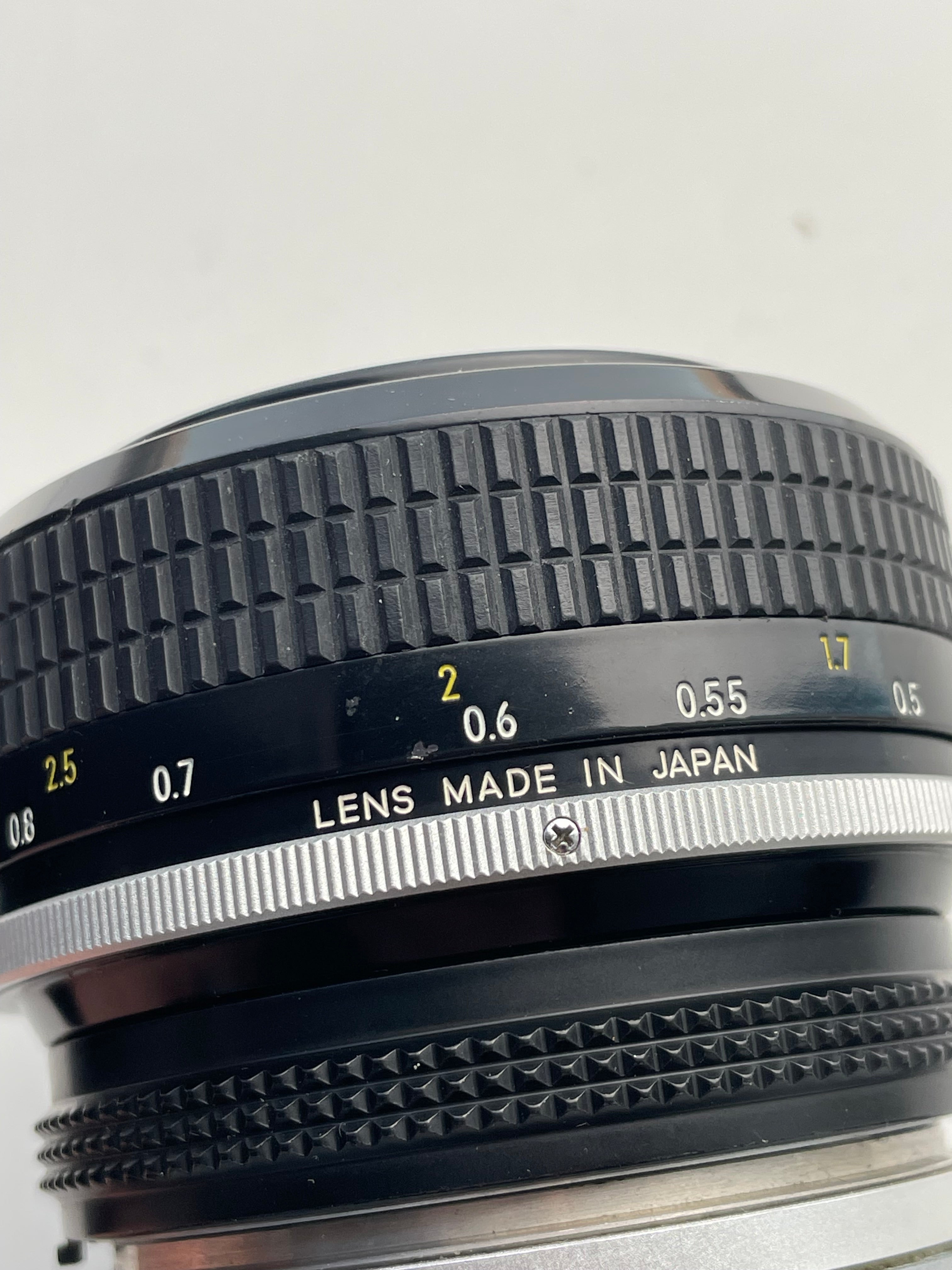 Nikkor 55mm f1.2 AI lens