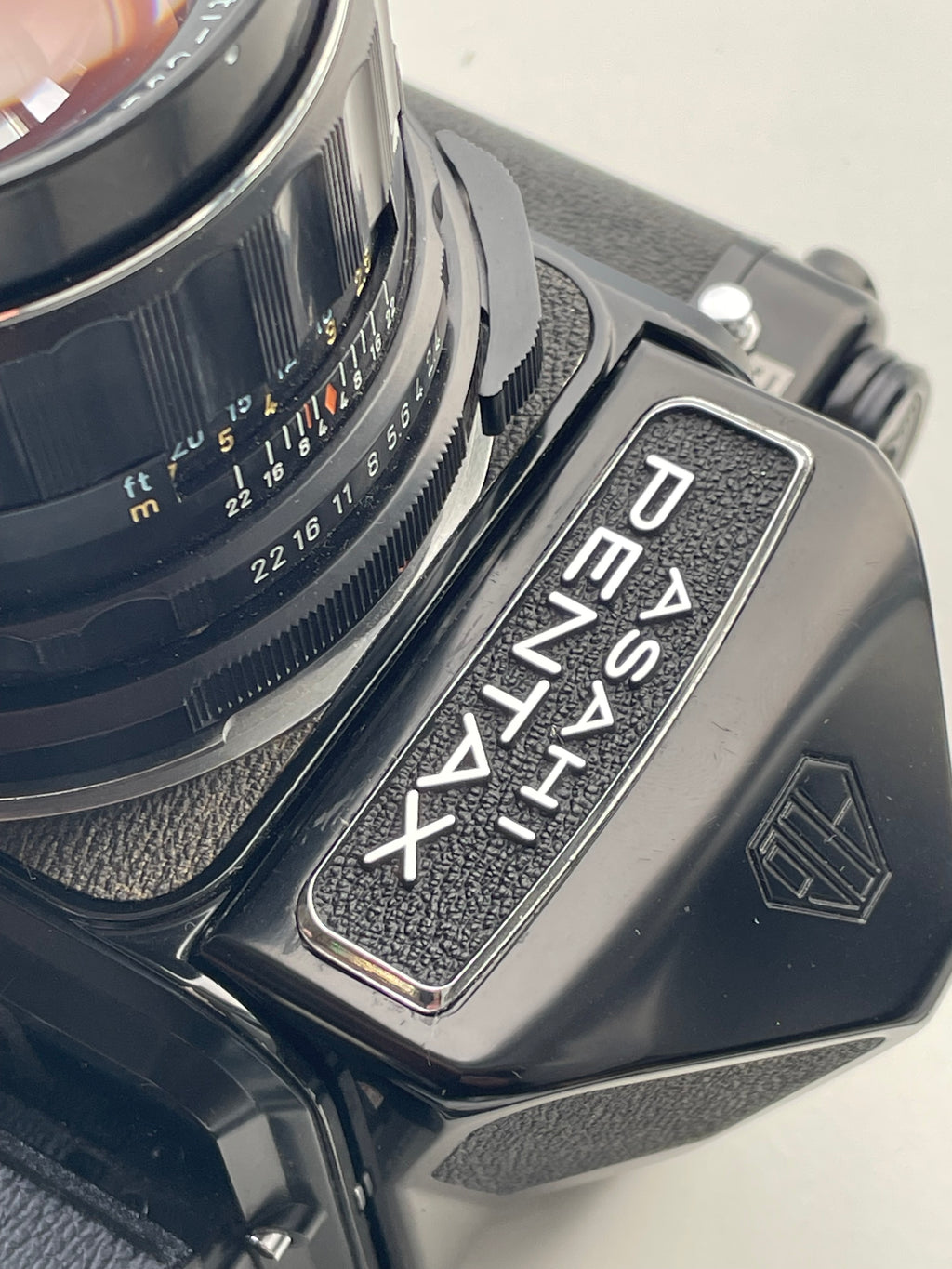 Pentax 67 MLU with metered prism and Takumar 105mm f2.4 (2)