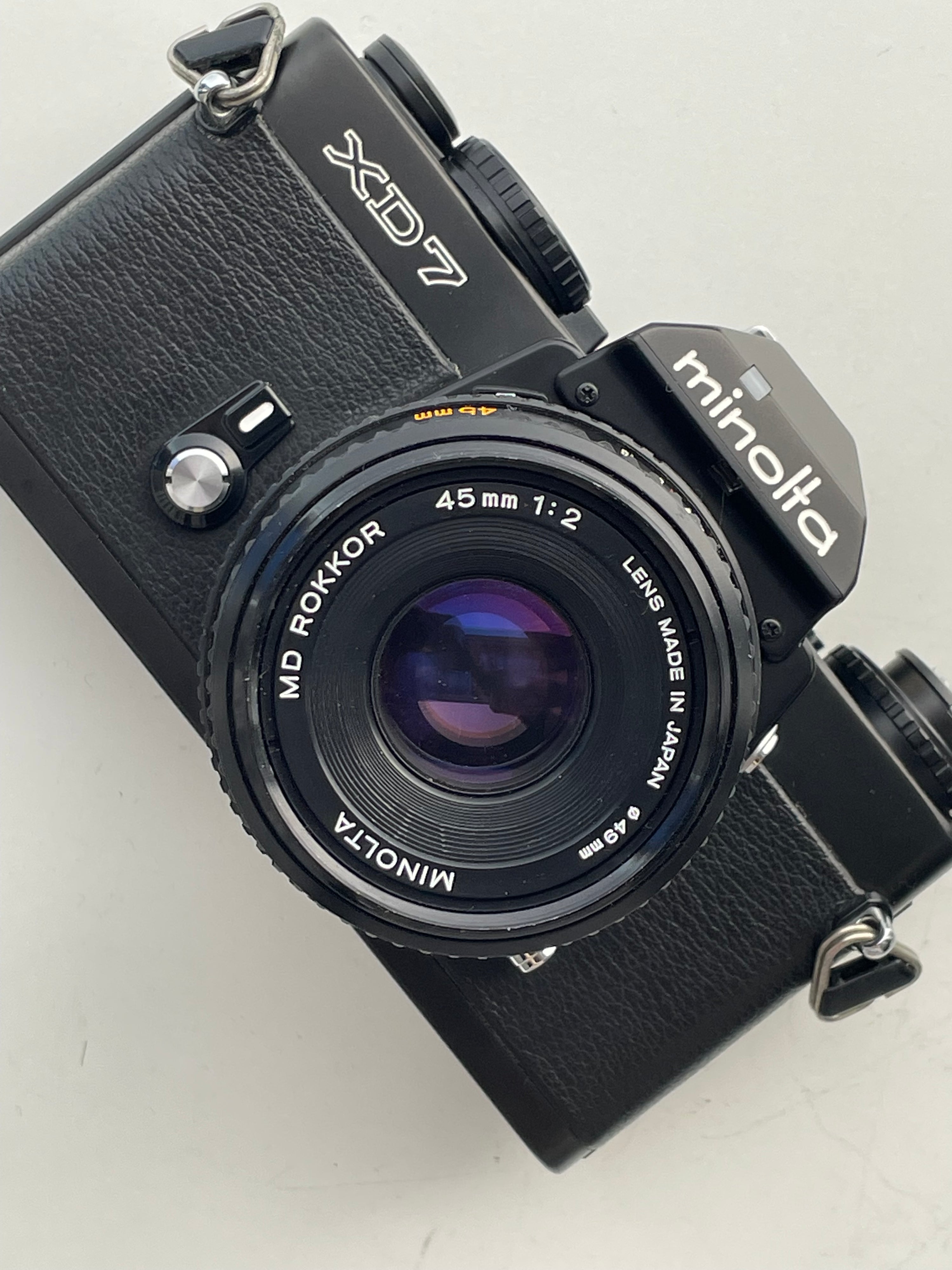 Minolta XD7 Black with 45mm f2 lens