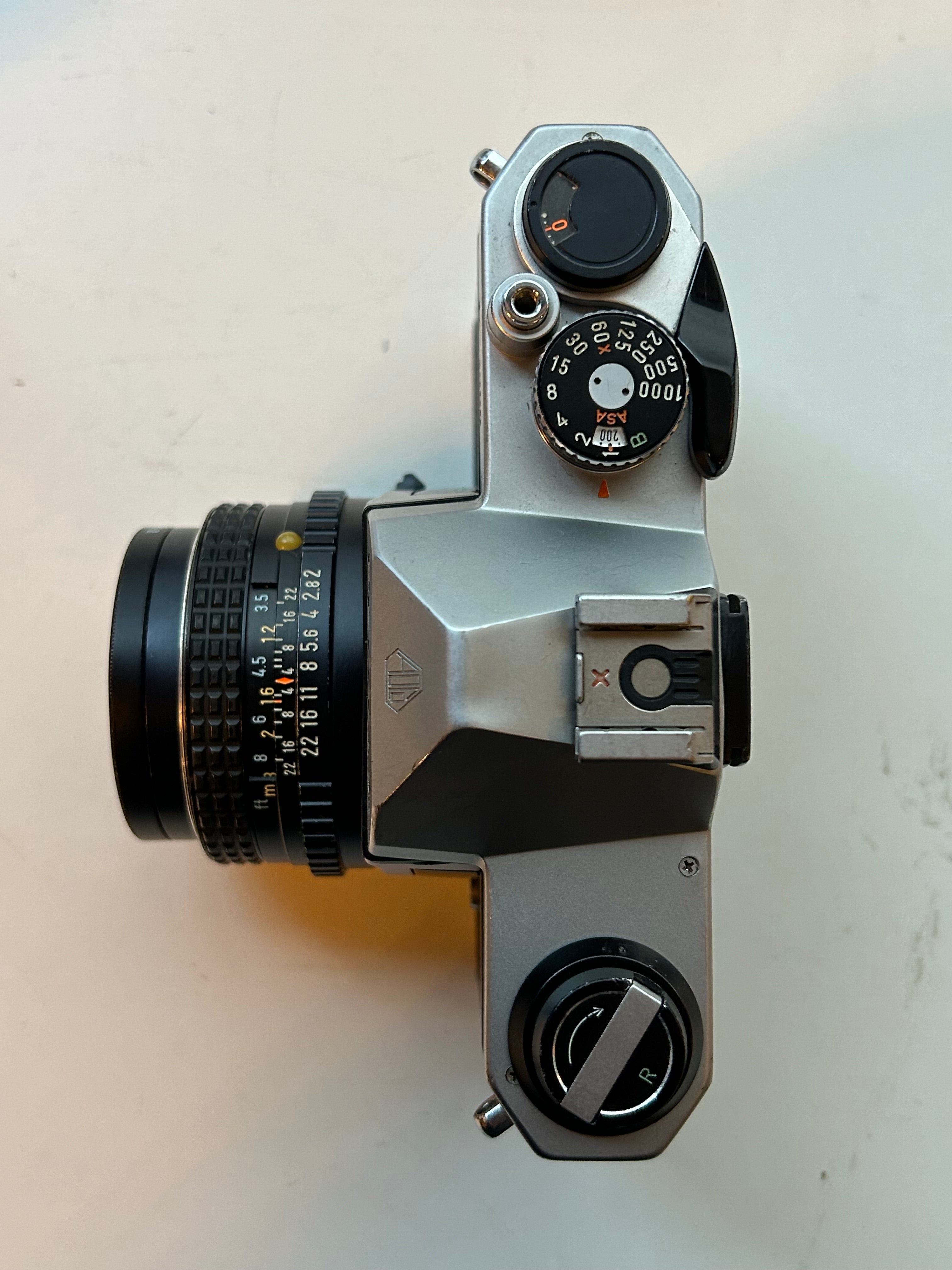 Pentax K1000 + SMC 50/2 lens