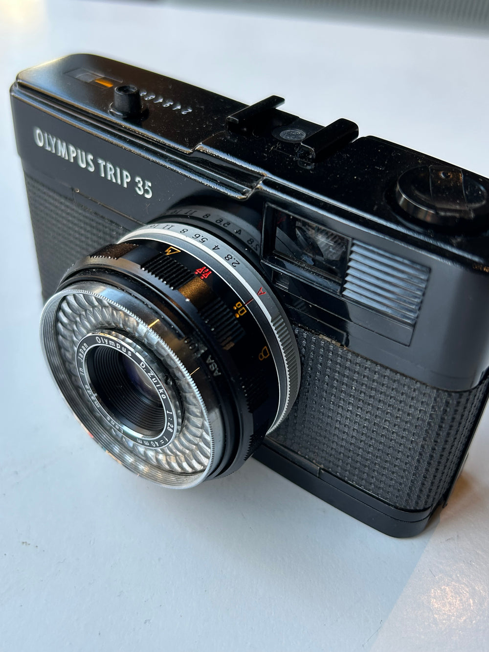 An Olympus Trip 35 Black from the Picture This used-camera catalogue.