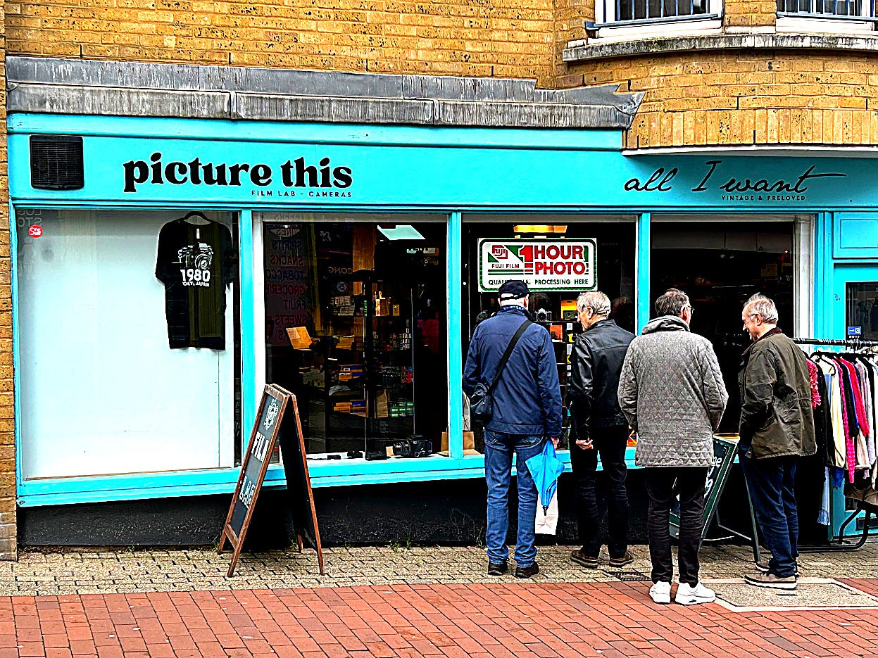 Picture This Film Lab shop front in Brighton
