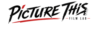 Logo of 'Picture This Film Lab' with stylized text